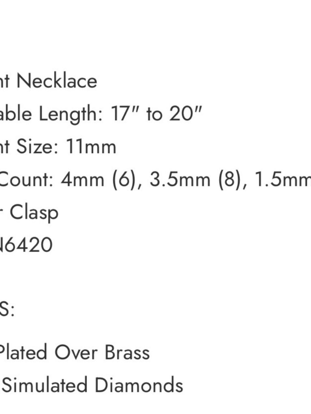 Melinda Maria Ashley Venice Necklace in Silver - NWT - Picture 8 of 8